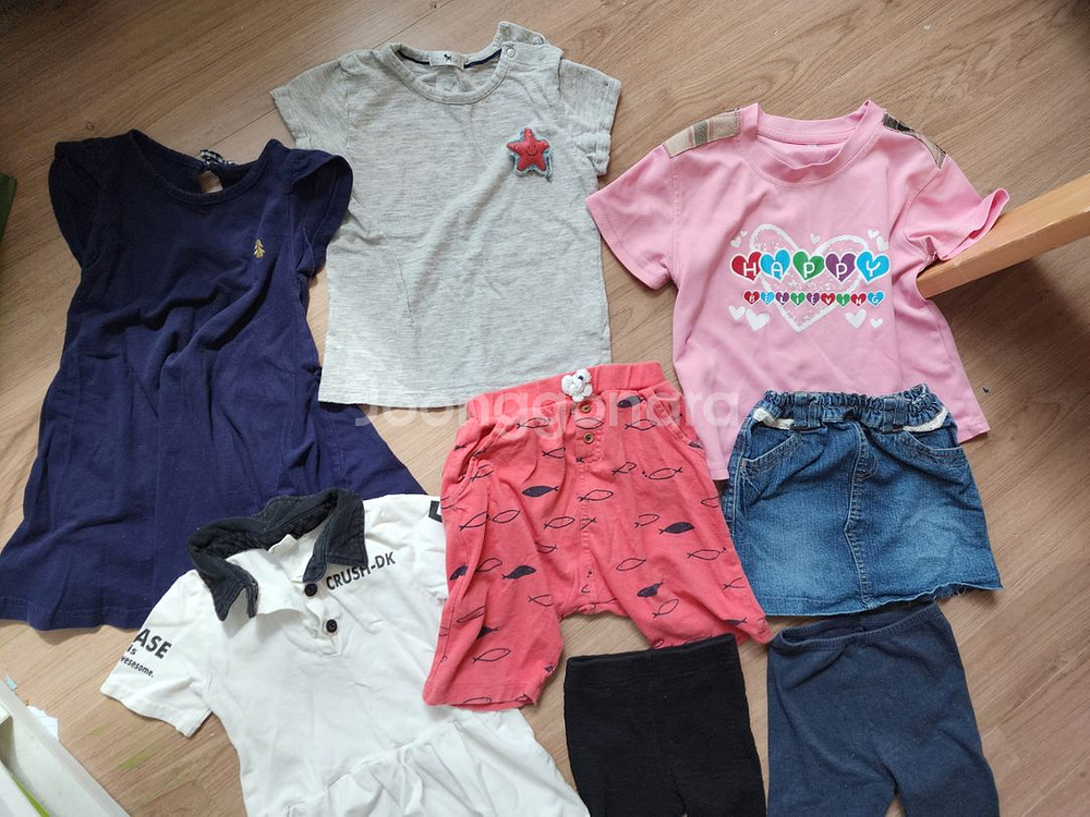 여아 여름옷100~110호 16개 반값택포10000원--1