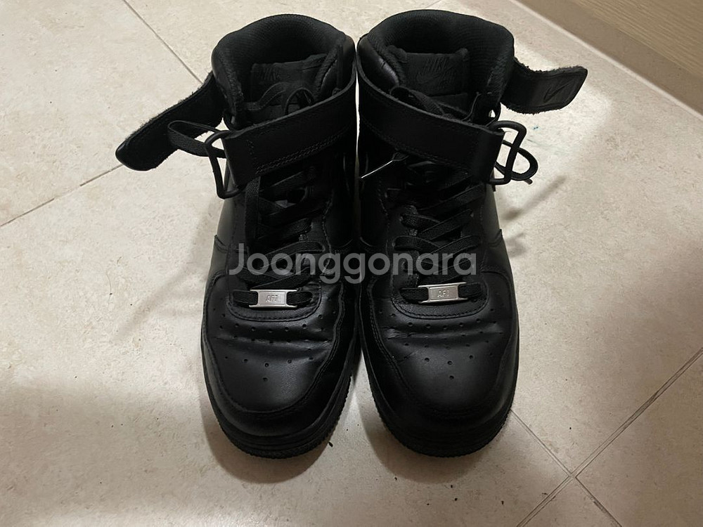 나이키 에어포스 미드 블랙 265--0
