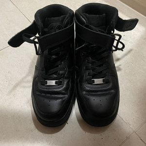 나이키 에어포스 미드 블랙 265