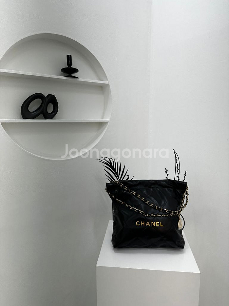 (미착용새상품) 샤넬22백 스몰 금장--7