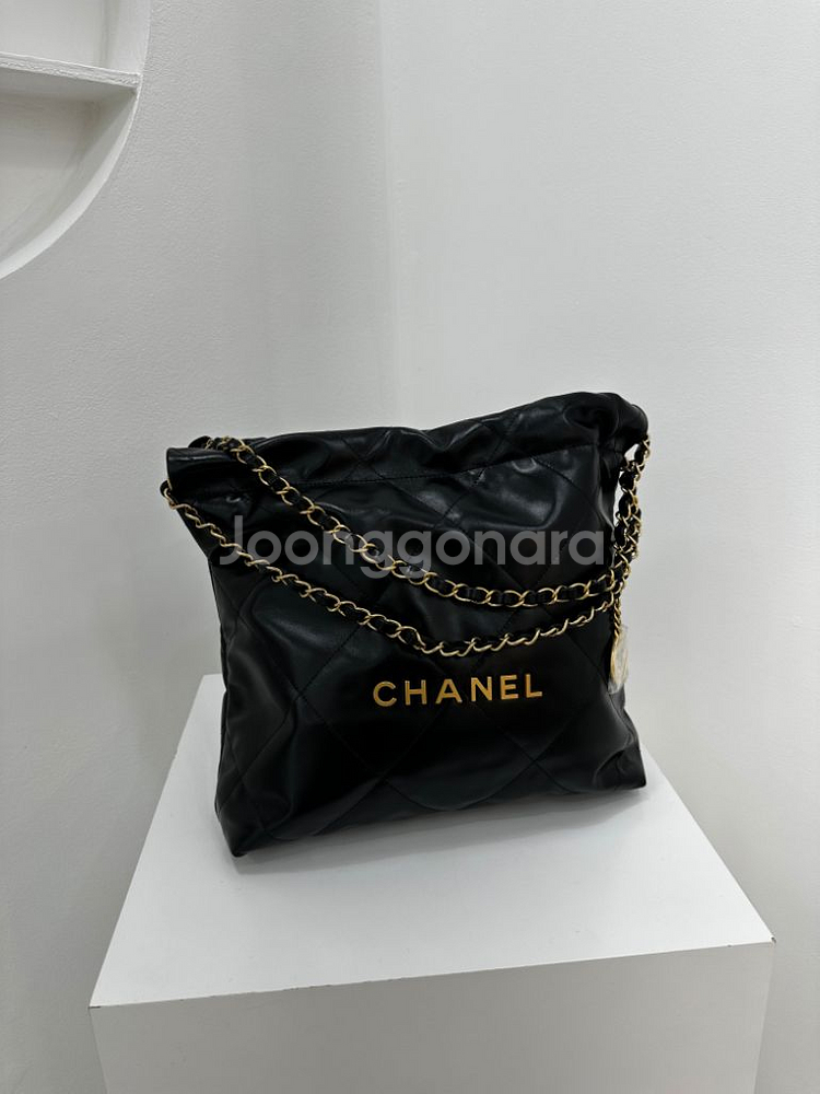 (미착용새상품) 샤넬22백 스몰 금장--8