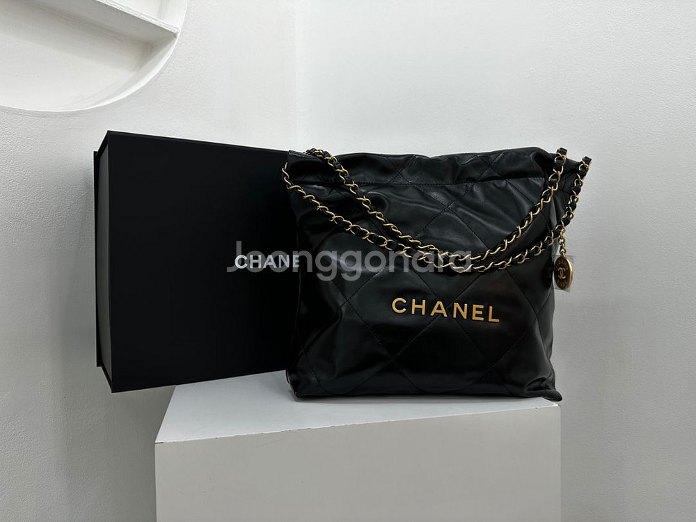 (미착용새상품) 샤넬22백 스몰 금장--9