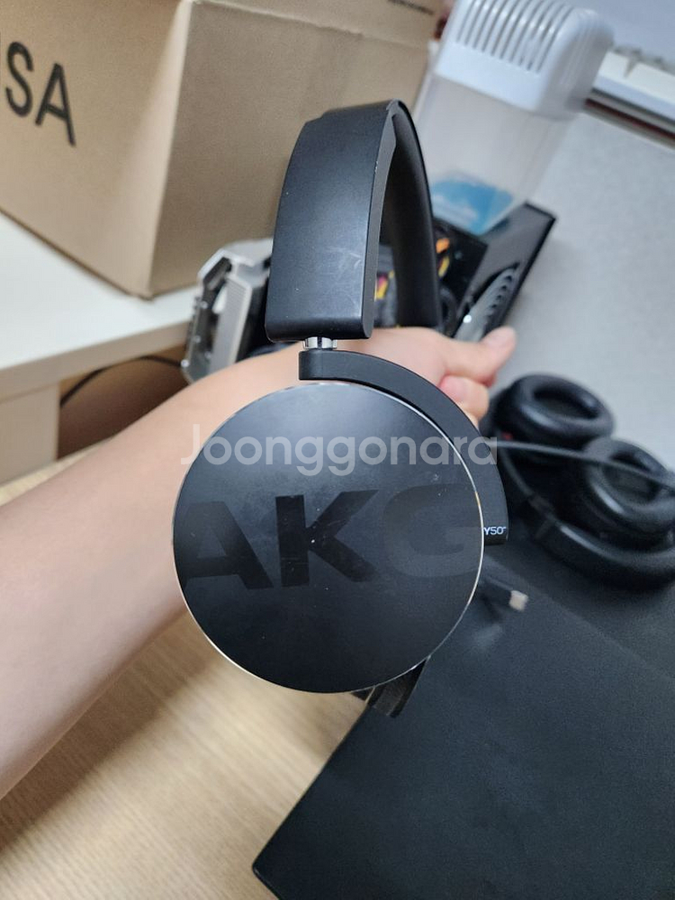 AKG Y50BT 블루투스 헤드폰 + aux 케이블--1