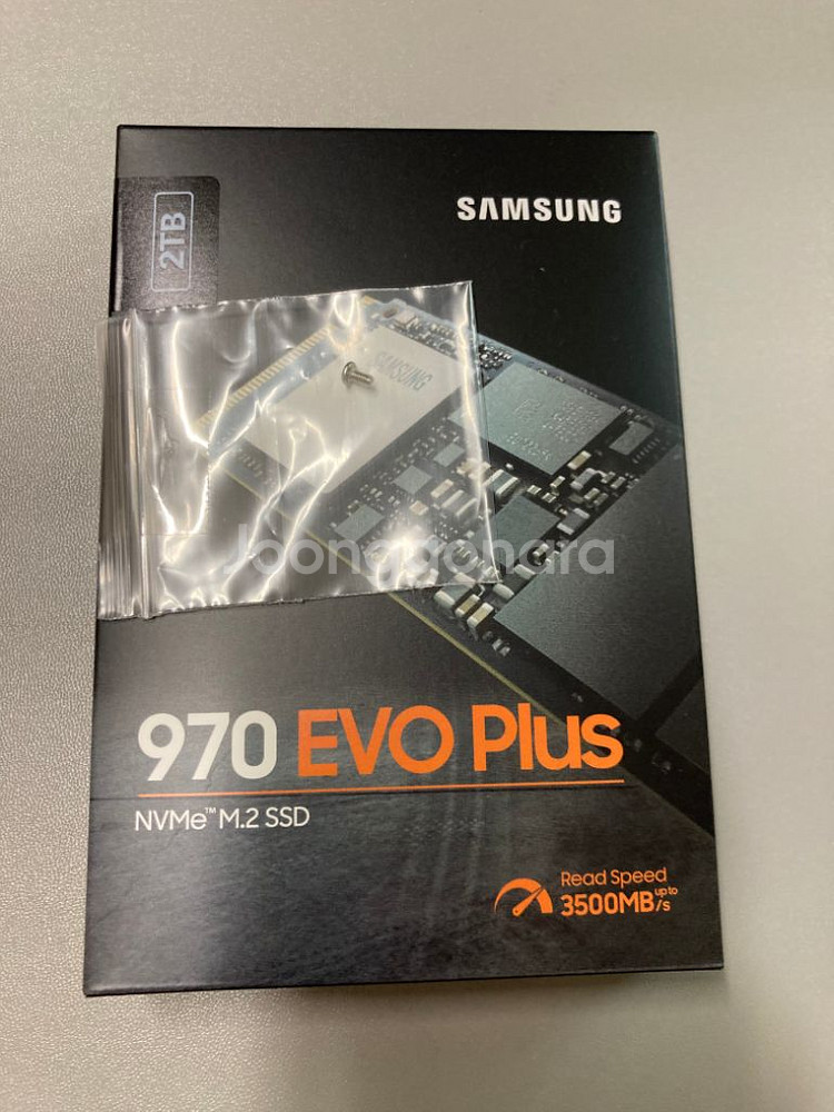 미개봉 970 evo plus nvme ssd 2tb--0