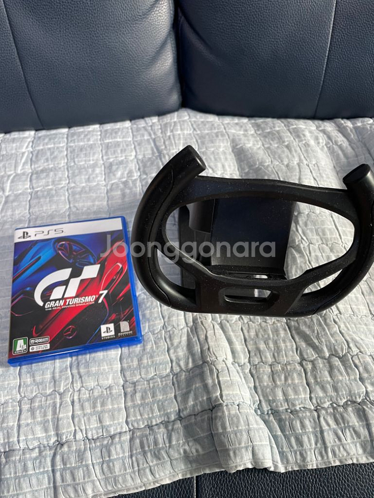 ps5 그란투리스모7 + 듀얼센스용 휠 팝니다--1