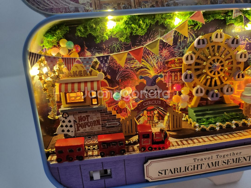 DIY 미니어처하우스 드림박스 완성품 - 별빛공원--1