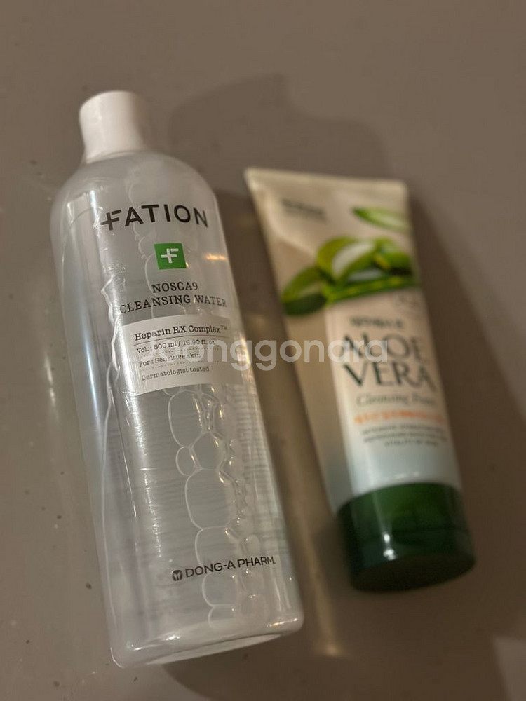 새상품) 클렌징워터500ml + 클렌징폼200ml구성--0