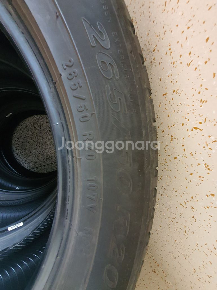 피렐리 올시즌 타이어 싸게 팝니다.265/50 R20--3