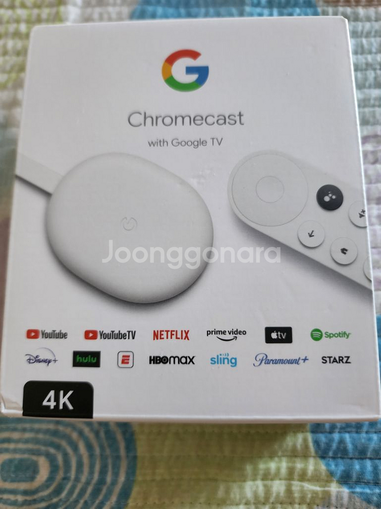 크롬캐스트 4k (구글 tv chromecast)--0