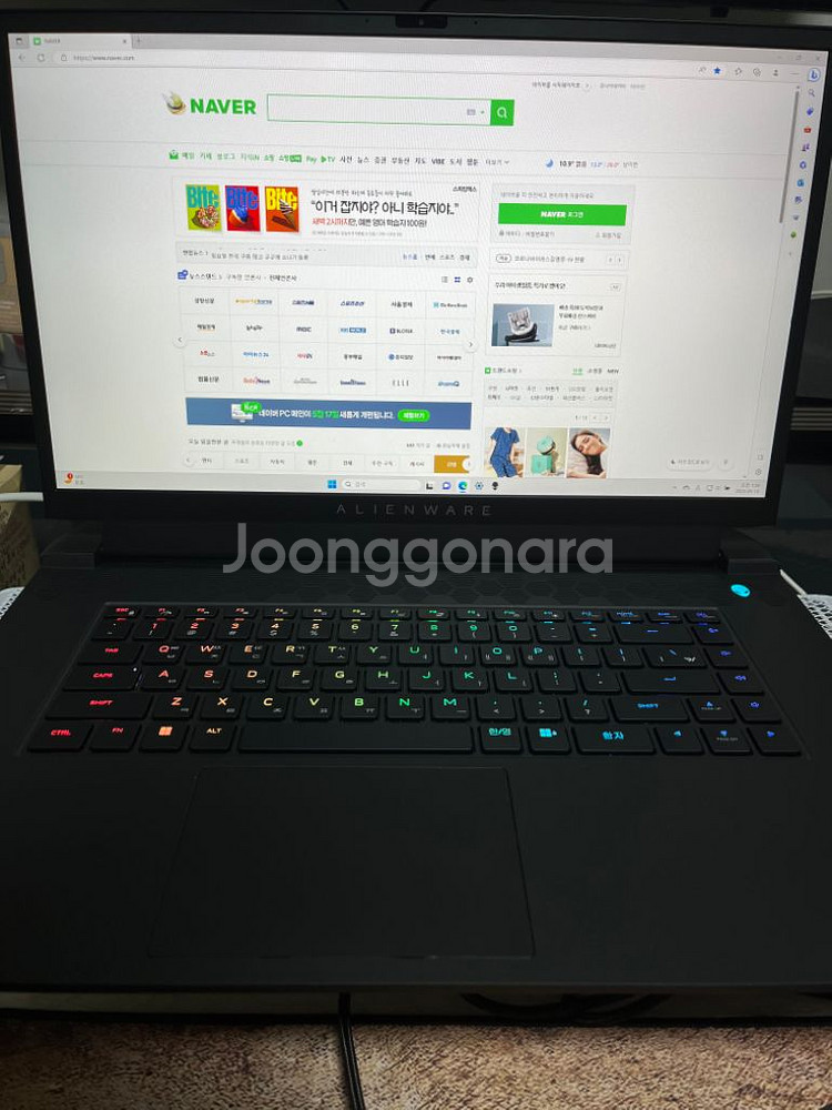 DELL 에일리언웨어 M17r5 게이밍노트북--2
