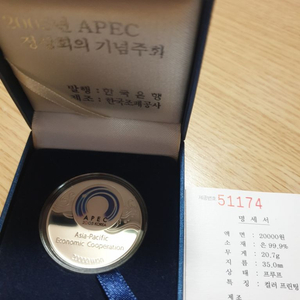 기념주화 apec2005,광복60