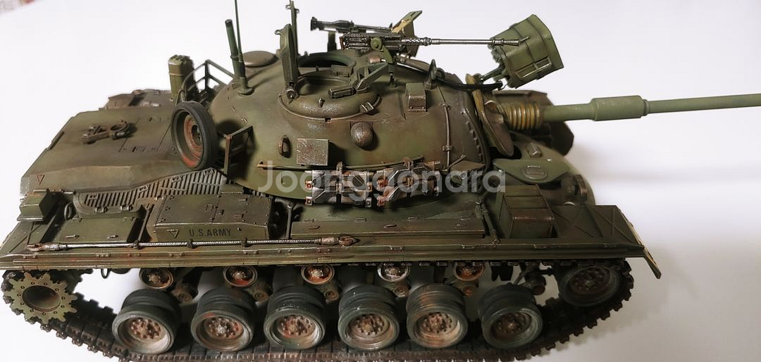 프라모델m48a5k한국해병대전차--1