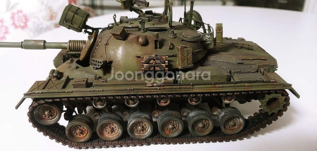 프라모델m48a5k한국해병대전차--2