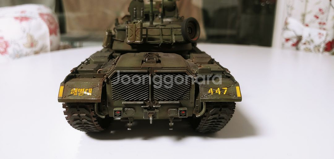 프라모델m48a5k한국해병대전차--3