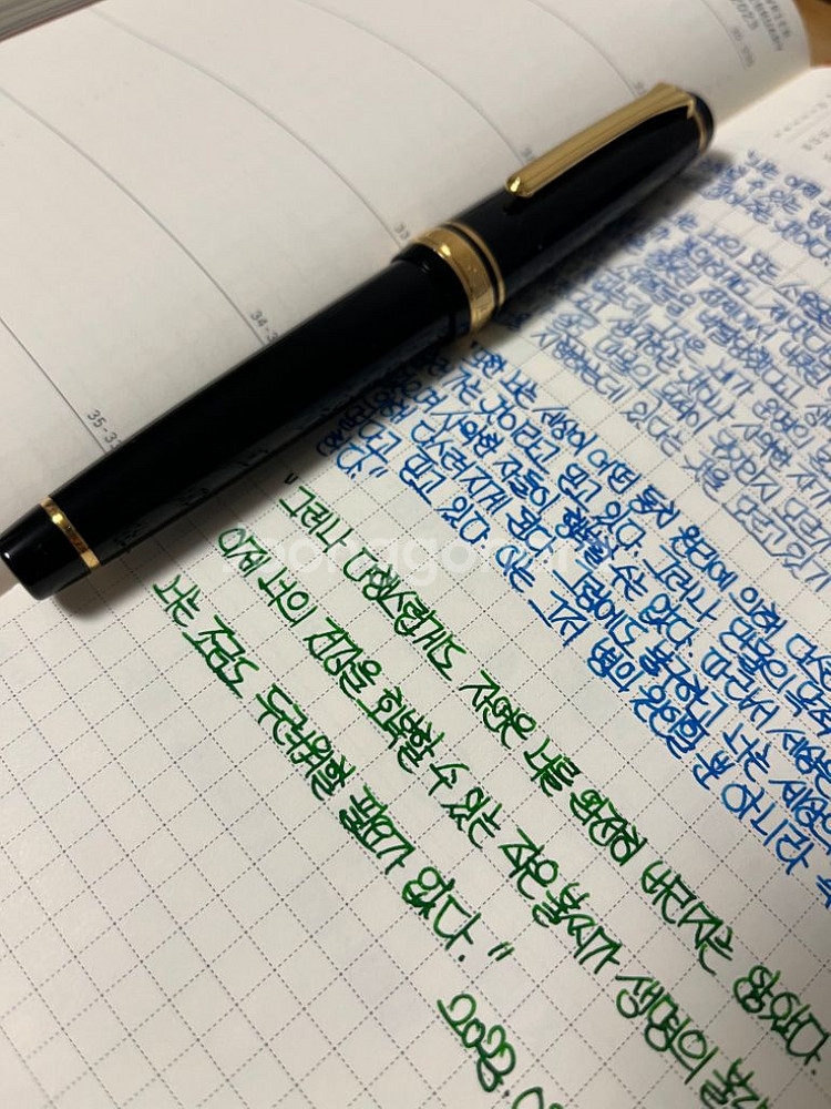 세일러 프로기어 블랙금장 21k m닙 f닙으로교환/판매--2