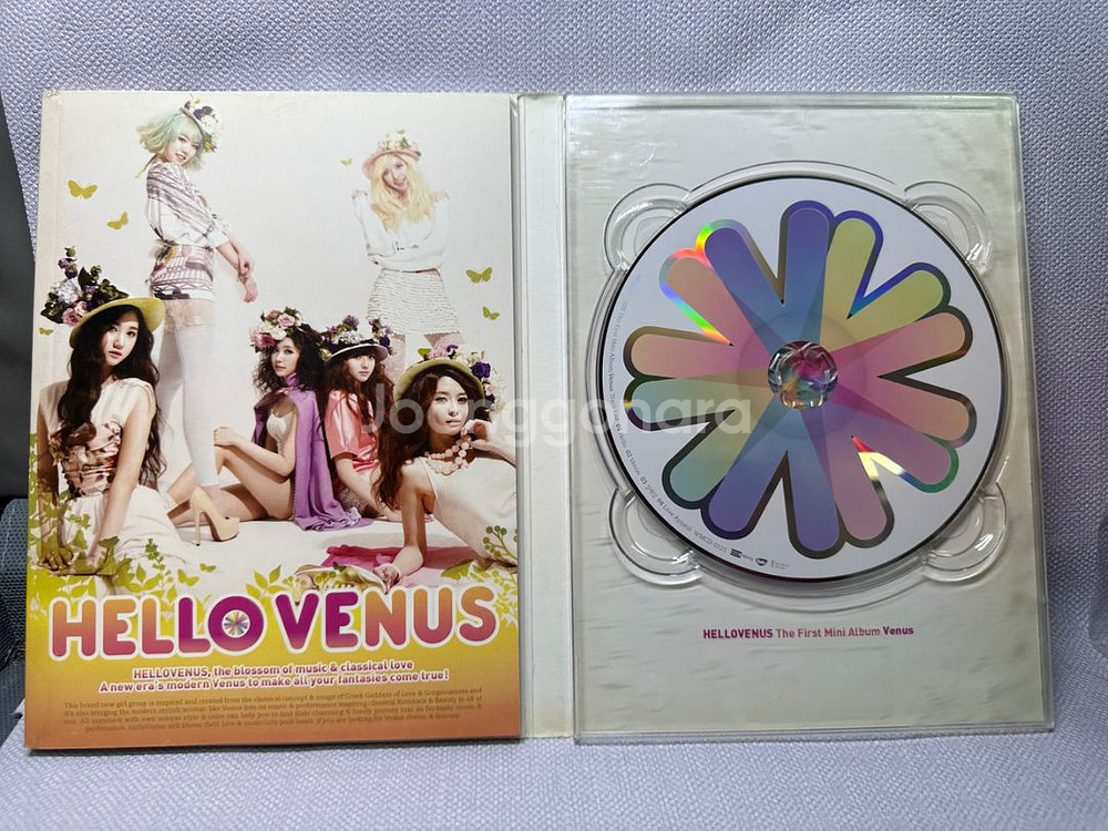 친필싸인 CD헬로비너스 미니1집/헬로비너스--2