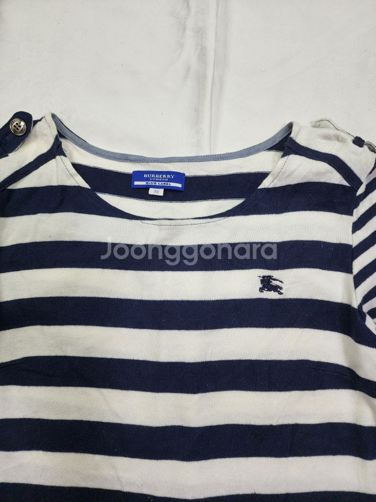 버버리 블루라벨 단가라 미니원피스--1