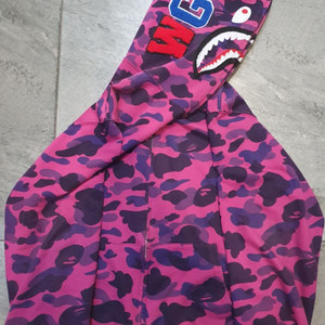 bape 베이프 샤크후드 보라색