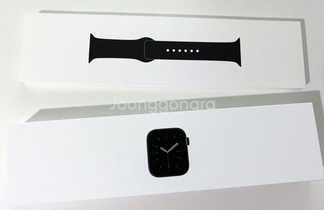 애플워치6 스테인리스 그래파이트 44mm 풀박스--2