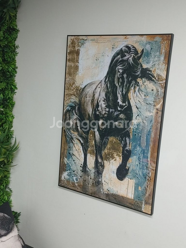 인테리어액자 거실액자 말그림 액자 초대형액자 풍수지리--1