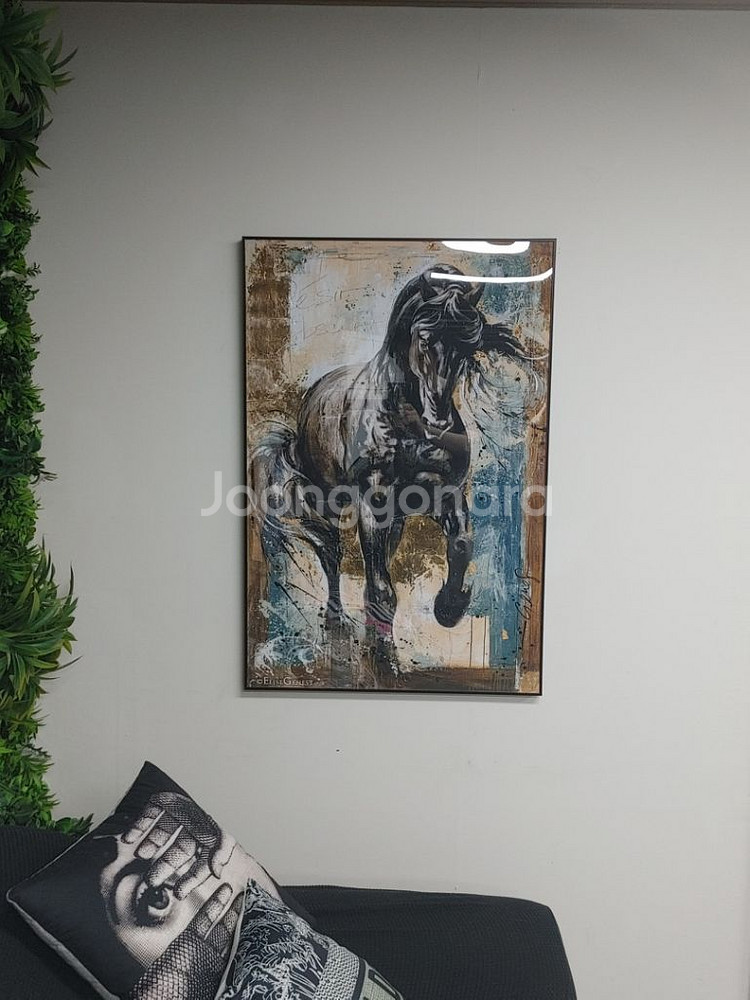 인테리어액자 거실액자 말그림 액자 초대형액자 풍수지리--2