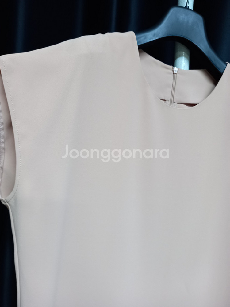 새 쉬즈미스 딥베이지 쉬폰블라우스 55~77--5