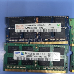 ddr3노트북램 4g 2g 판매합니다