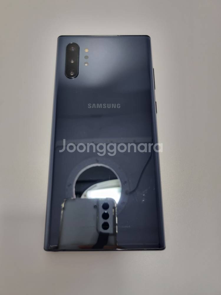 갤럭시노트10플러스 블랙 무잔상 64230--0