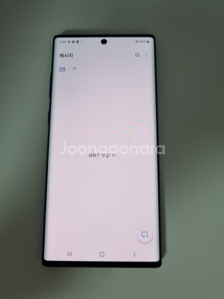 갤럭시노트10플러스 블랙 무잔상 64230--1