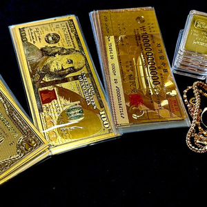 재물운 상승하는 행운의 황금지폐 황금봉투