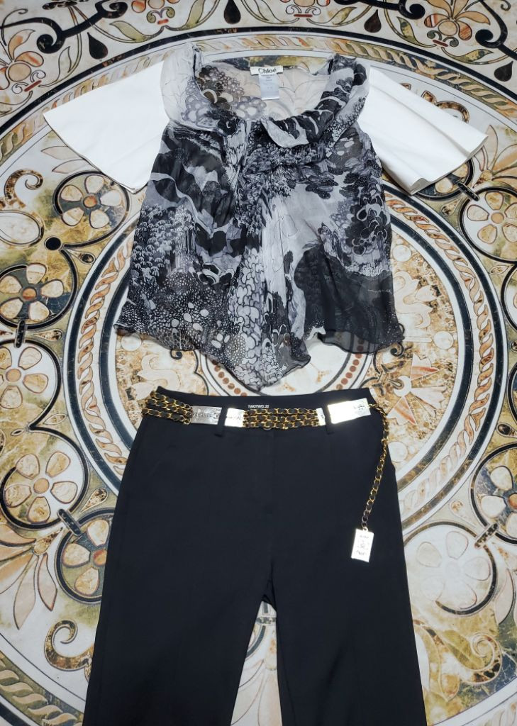 끌로에 블라우스 36--9