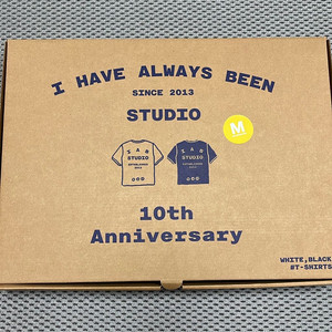 IAB studio 10주년 반팔 (블랙,m)