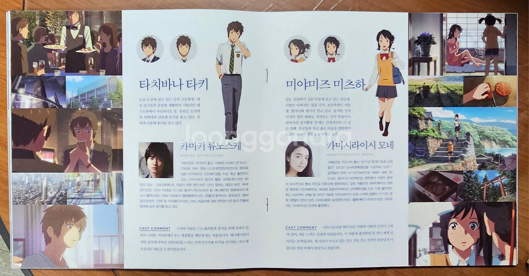 2016년 만화영화 너의 이름은 시사회 팜프렛--4