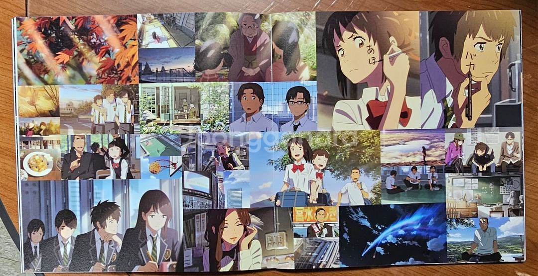 2016년 만화영화 너의 이름은 시사회 팜프렛--3