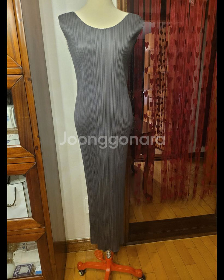 플리츠플리즈 롱원피스--5