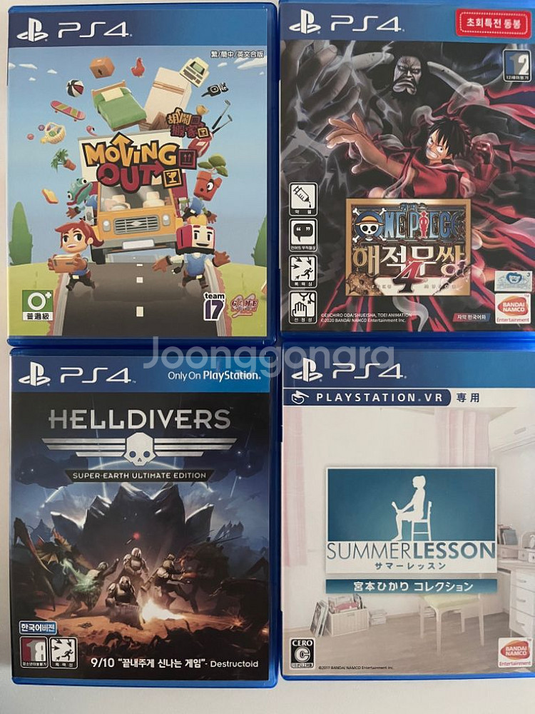 Ps4 플레이스테이션 원피스,썸머레슨(일본판) 일괄--0