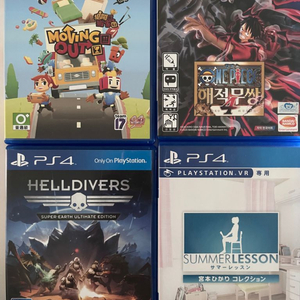 Ps4 플레이스테이션 원피스,썸머레슨(일본판) 일괄