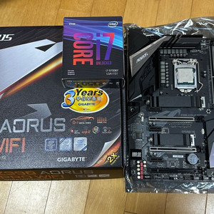 I7 9700kf+z390AORUS PROWIFI판매