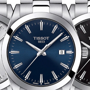 티쏘 젠틀맨 쿼츠 딥블루 색상 시계 판매