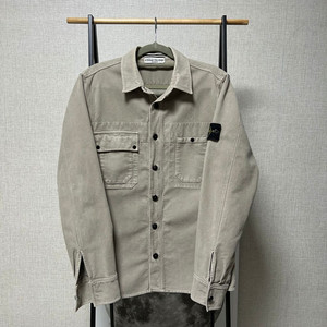 정품 M) 스톤아일랜드 스웨이드 셔츠 자켓 95~100