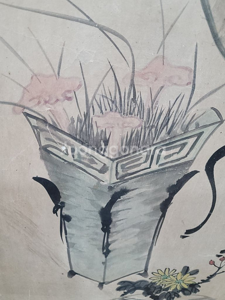 기명절지도 고화 그림--3