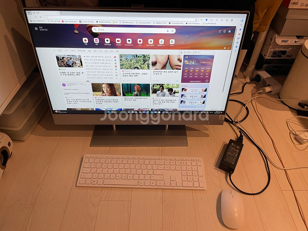 HP 일체형 컴퓨터 27인치 dp-0115kr--0