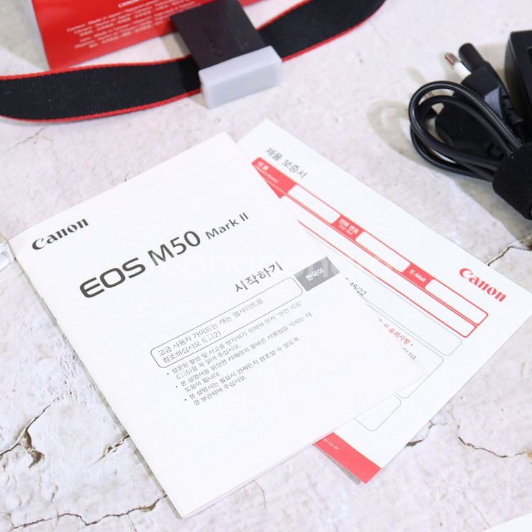 캐논 m50 mark 렌즈2개 풀박스 + 로데마이크+맨--5
