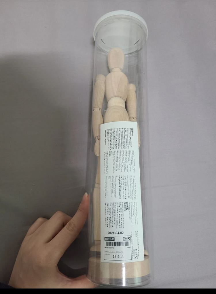 이케아 목각관절인형 판매 이미지