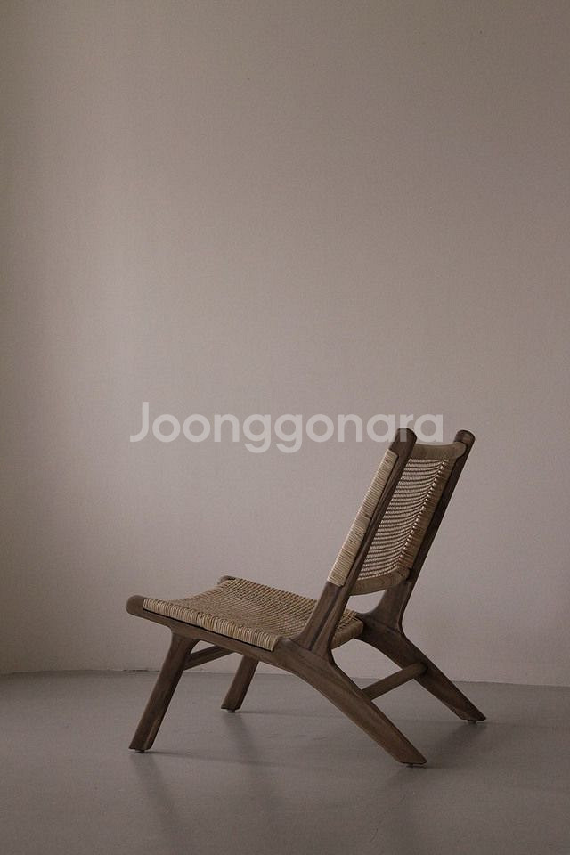 라탄 티크우드 라운지체어 팝니다.--1