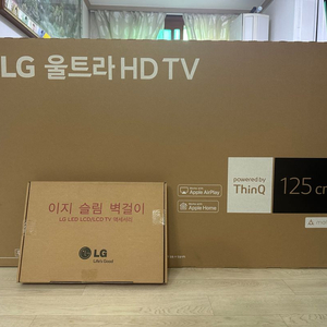 LG 울트라 HD TV 50인치 벽걸이형 새상품