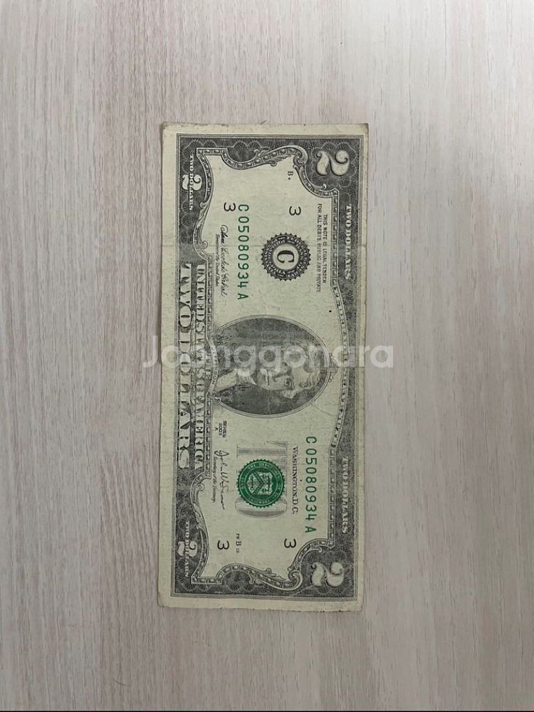 미국 2달러 지폐 팝니다 | 예술작품/골동품/수집 | 중고나라