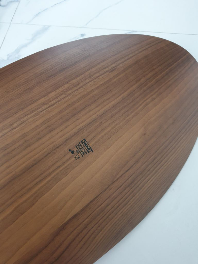 이케아 대형 우드 접시 이미지