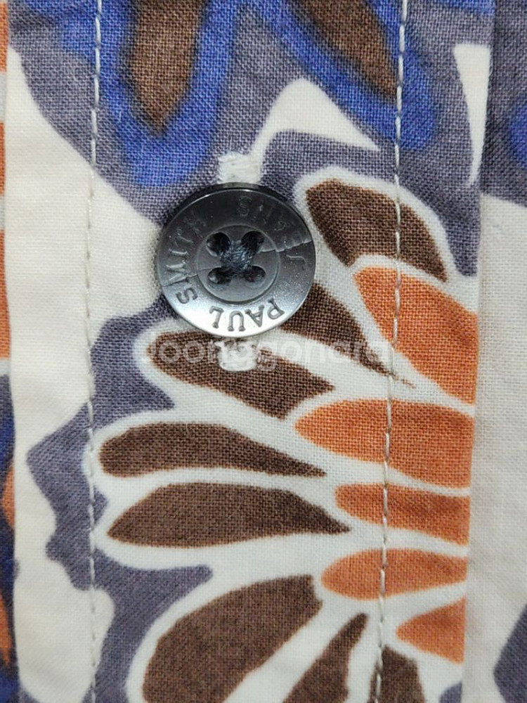 (M) 폴스미스 플라워 셔츠 꽃무늬 패턴 남방 캐주얼--3