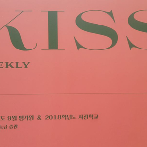 오르비 대성마이맥 영어 션티 주간 키스 KISS 2